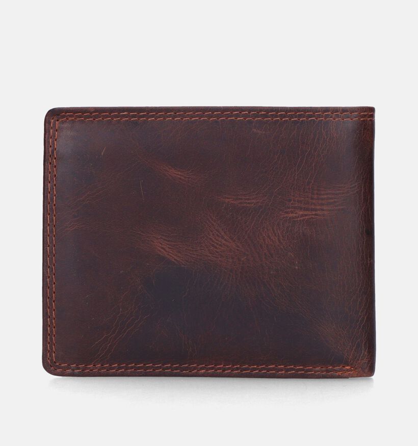 Maverick Bruine Portefeuille voor heren (358808)