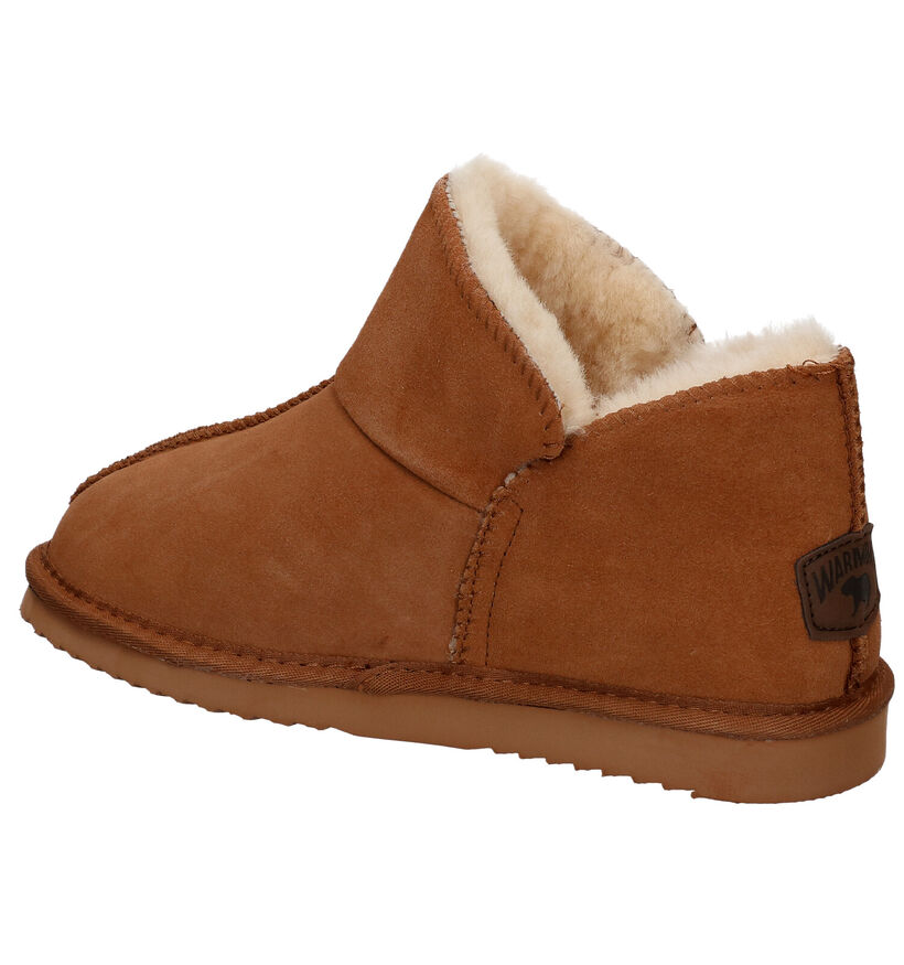 Warmbat Willow Kaki Wollen Hoge pantoffels voor dames (330328)