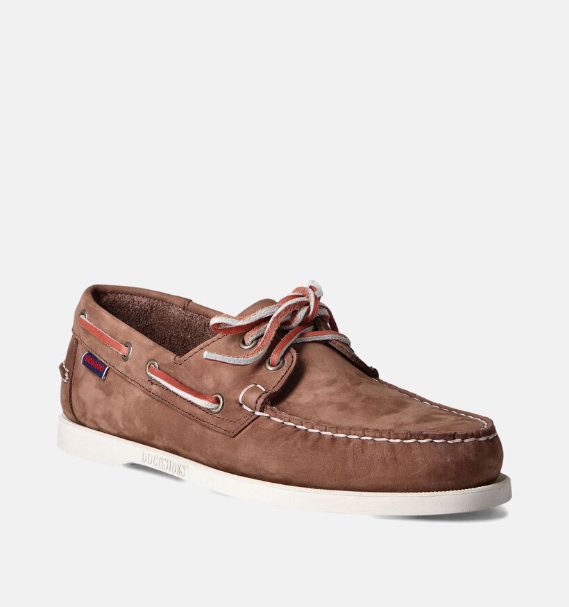 Sebago Dockside Portland Nubuck Bruine Bootschoenen voor heren (353740)