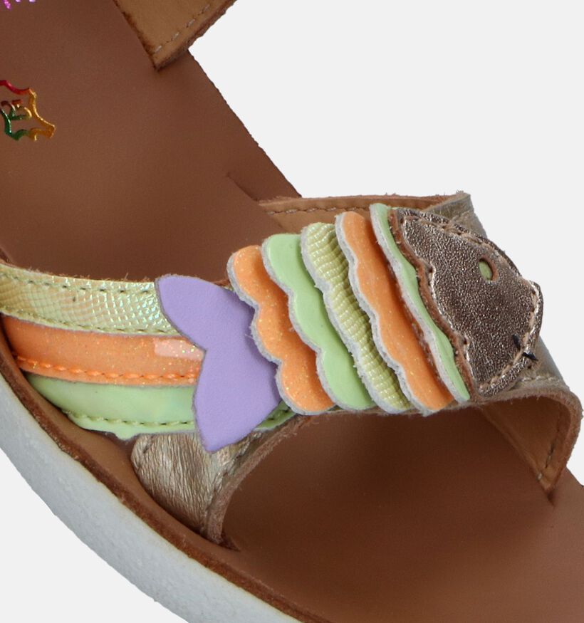 Shoo Pom Goa Bubulle Gouden Sandalen voor meisjes (338940)