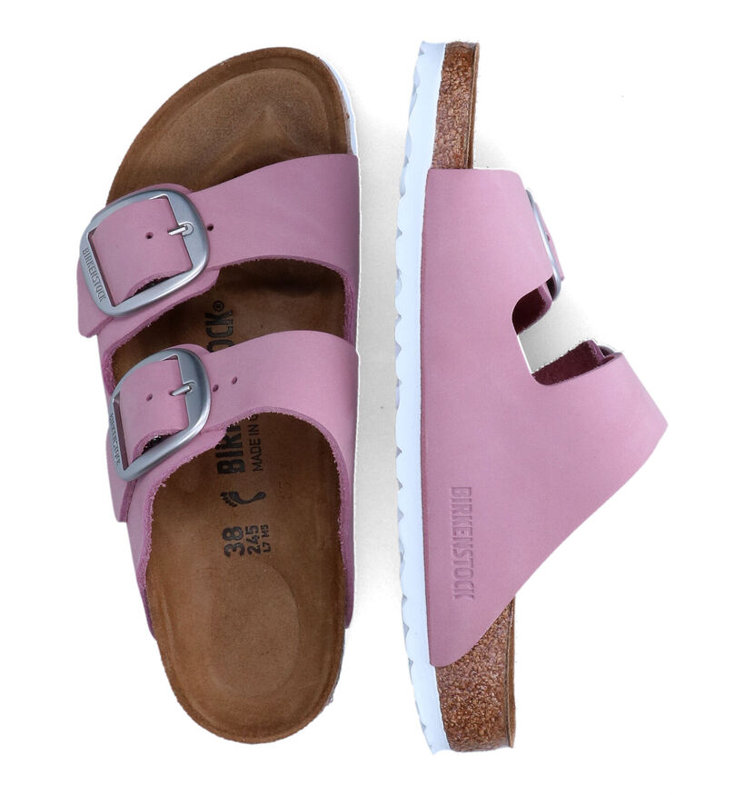 Birkenstock Arizona Big Buckle Zwarte Slippers voor dames (322632)