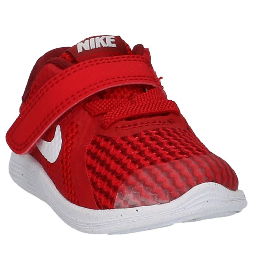 Nike Revolution Baskets basses en Rouge en textile (210011)