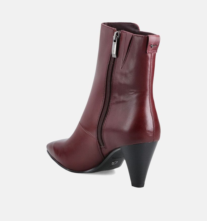 Tamaris Bordeaux Enkellaarzen voor dames (365040)