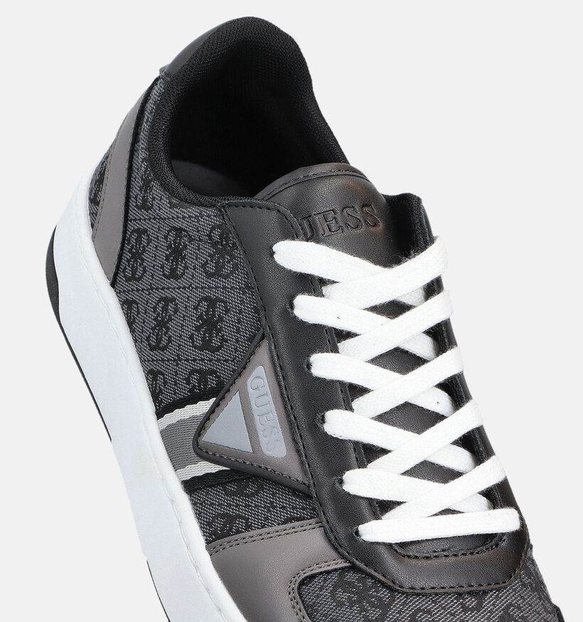 Guess Vadik Zwarte veterschoenen voor heren (366517) - geschikt voor steunzolen