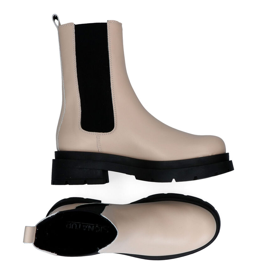 Signatur Ecru Chelsea Boots voor dames (305891)