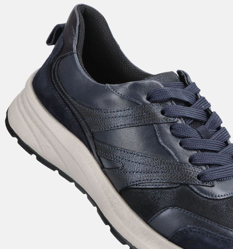 Gabor Baskets en Bleu fonc&eacute; pour femmes (376978) - pour semelles orthop&eacute;diques