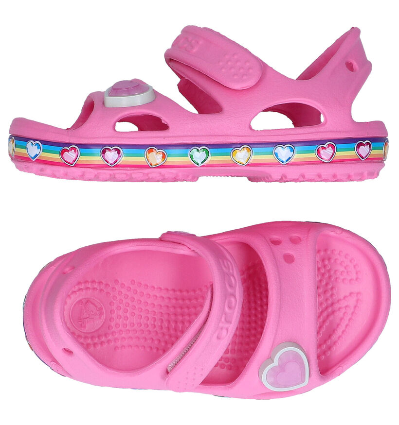 Crocs Fun Lab Rainbow Sandales en Rose en synthétique (289807)