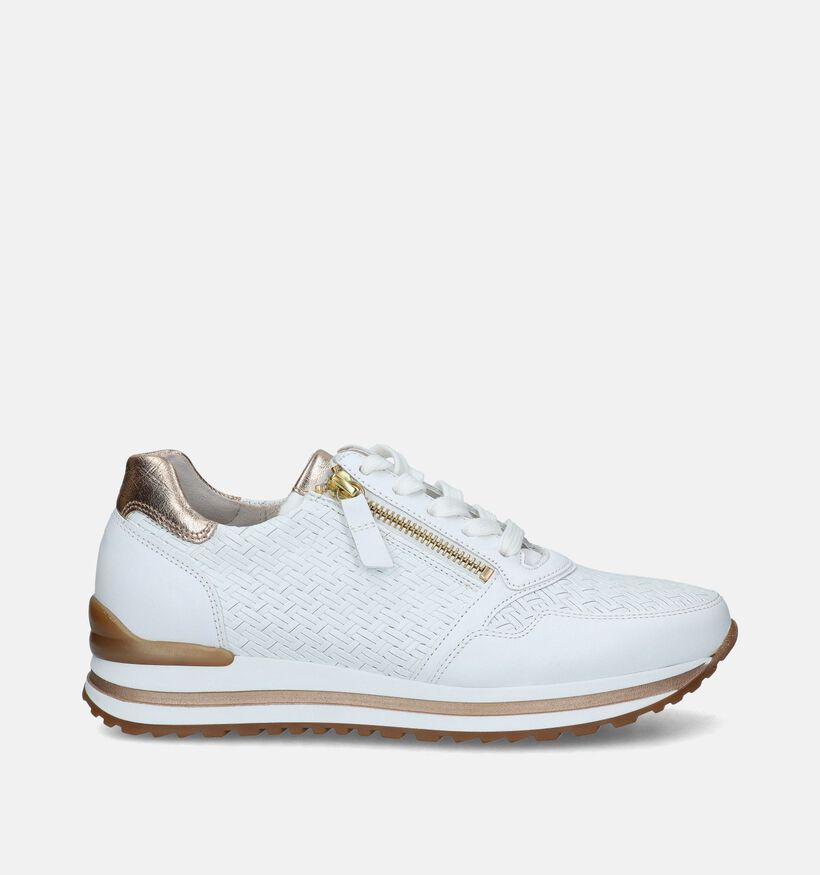 Gabor OptiFit Witte Sneakers voor dames (336161) - geschikt voor steunzolen