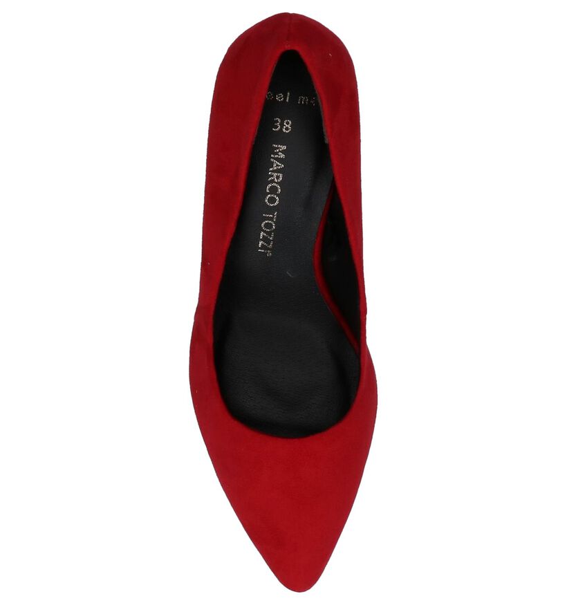 Marco Tozzi Escarpins classiques en Rouge foncé en textile (226301)