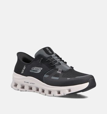 Skechers Memory Foam Sneakers Zwart/Wit/Blauw