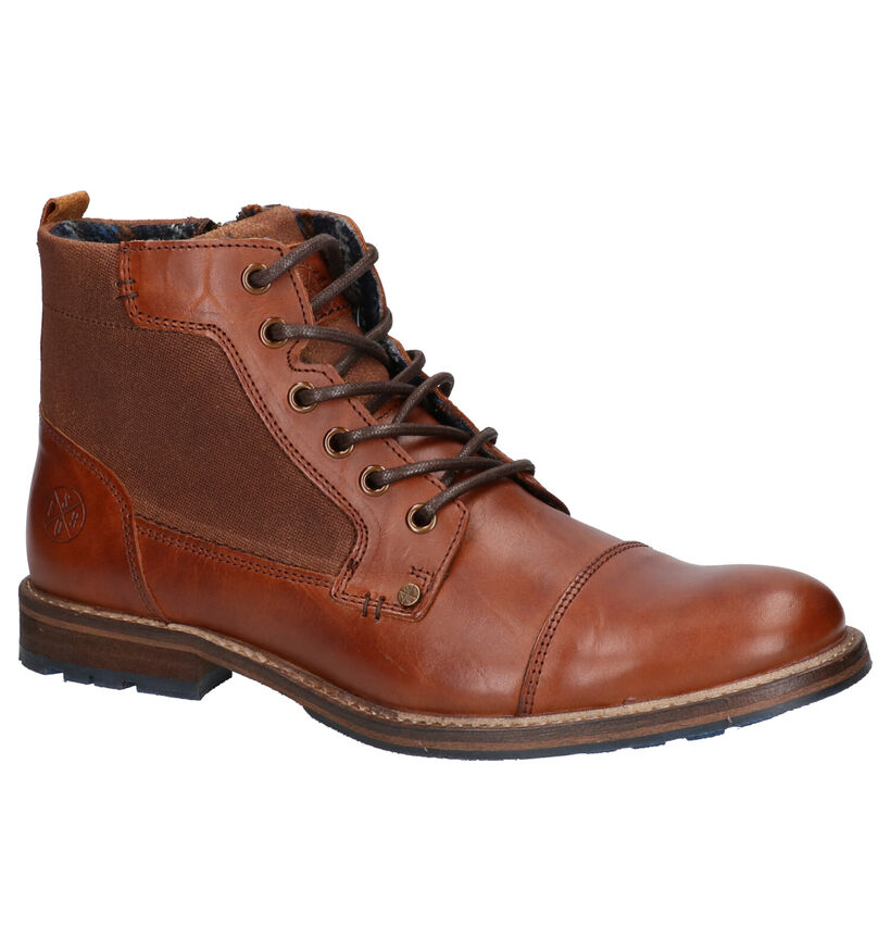 Bullboxer Bottines en Cognac en cuir (252794)