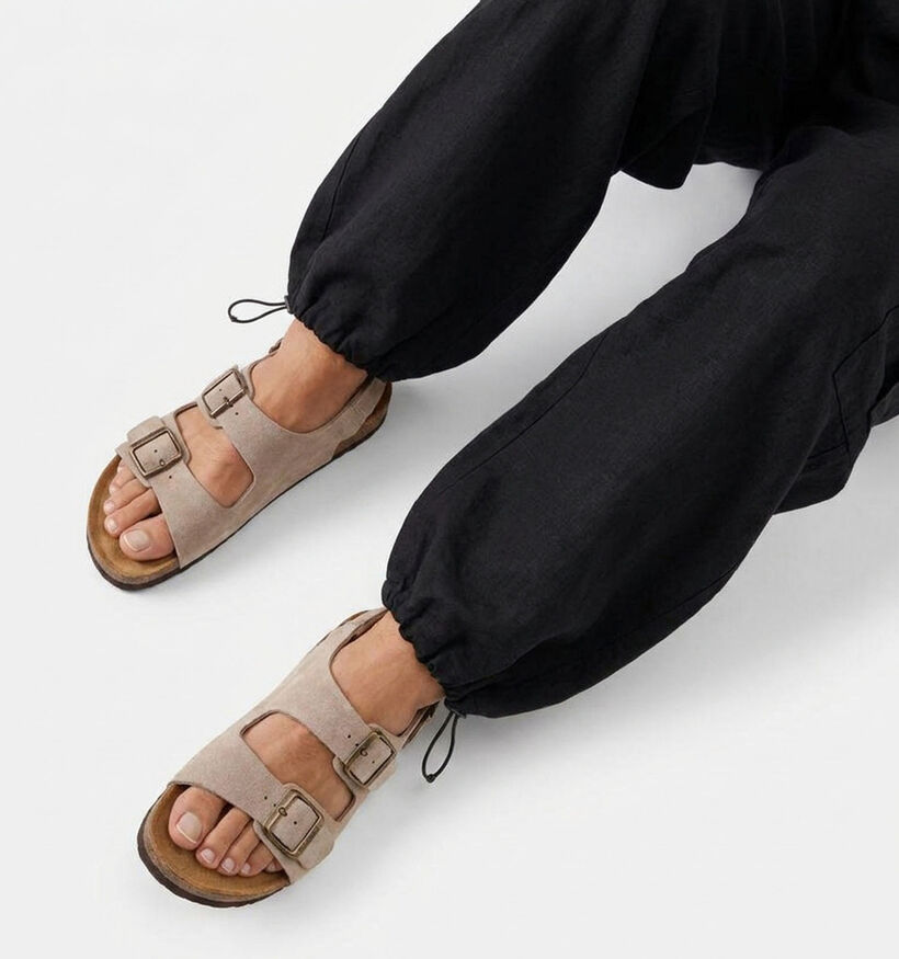 Scholl Julien Backstrap Beige Sandalen voor heren (369892)