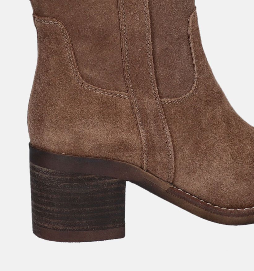 PS Poelman Bottes hautes en Marron pour femmes (345506)