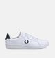 Fred Perry Chaussures &agrave; lacets en Blanc/Bleu pour hommes (365706) - pour semelles orthop&eacute;diques