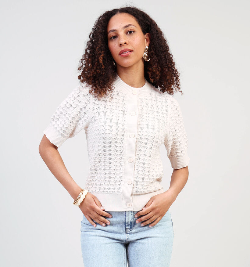 Vila Beige Cardigan voor dames (361402)