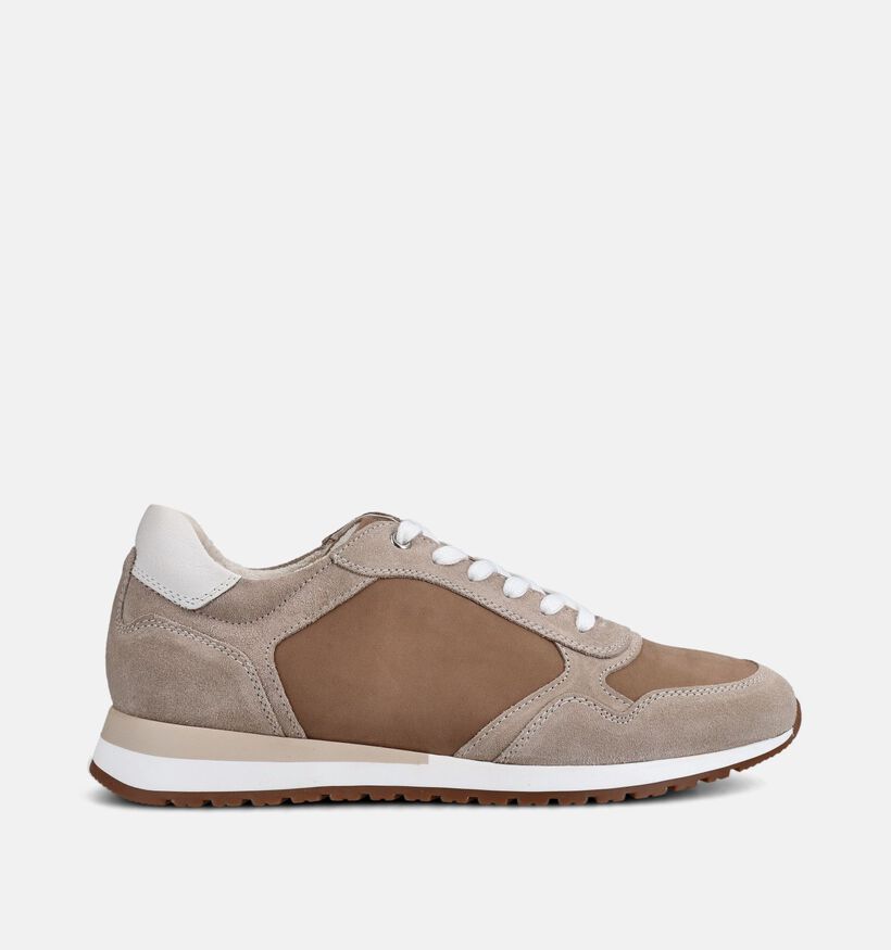 Ara Beige Veterschoenen Extra Breed voor heren (373261) - geschikt voor steunzolen