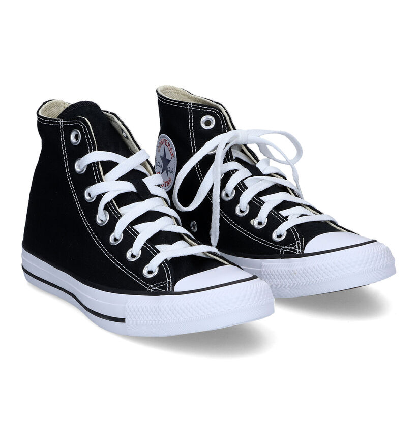 Converse CT All Star Hi Baskets en Noir pour femmes (317440)