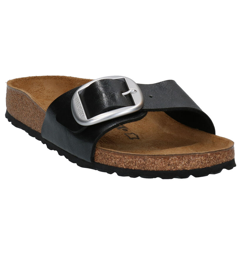 Birkenstock Madrid Rode Slippers in kunstleer (322644)