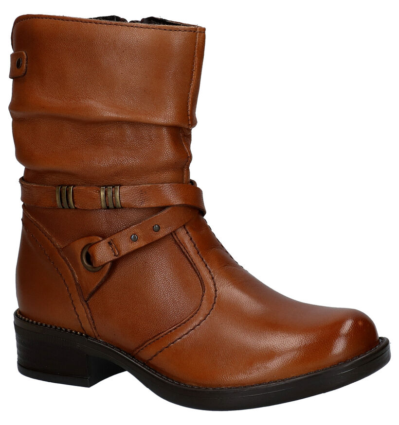 Loli Laly Melita Bottes courtes en Cognac pour filles (316336)