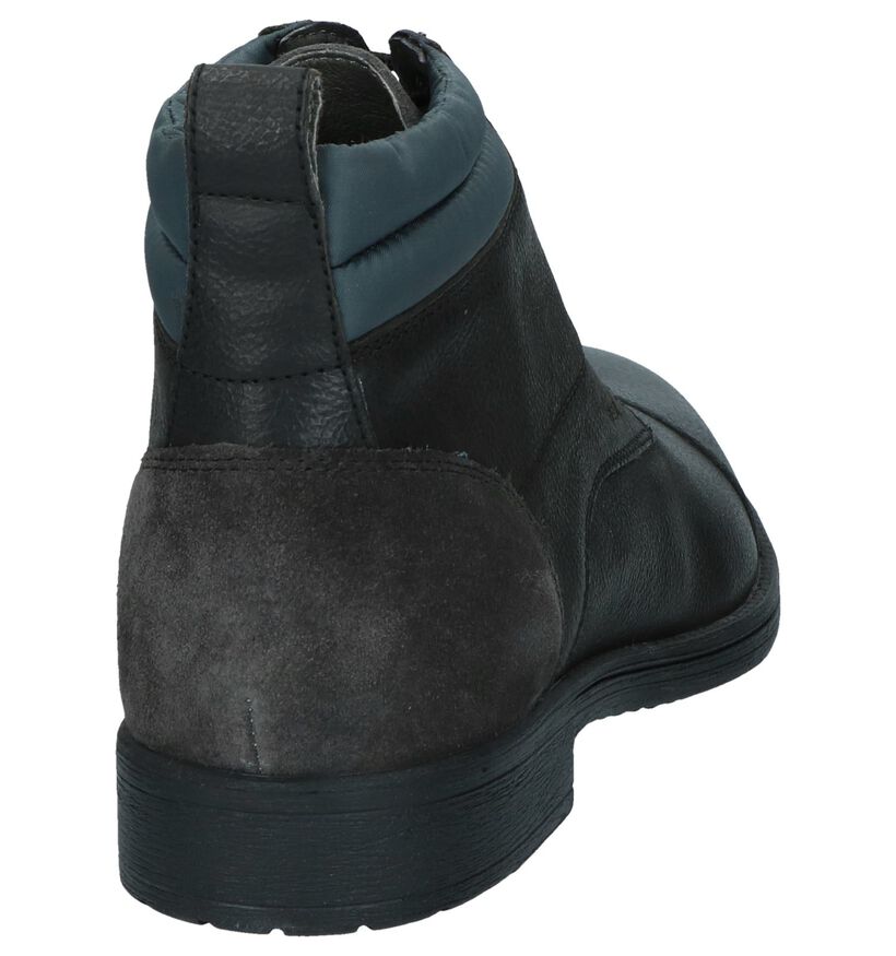 Zwarte Geklede Veterboots Geox in leer (223072)