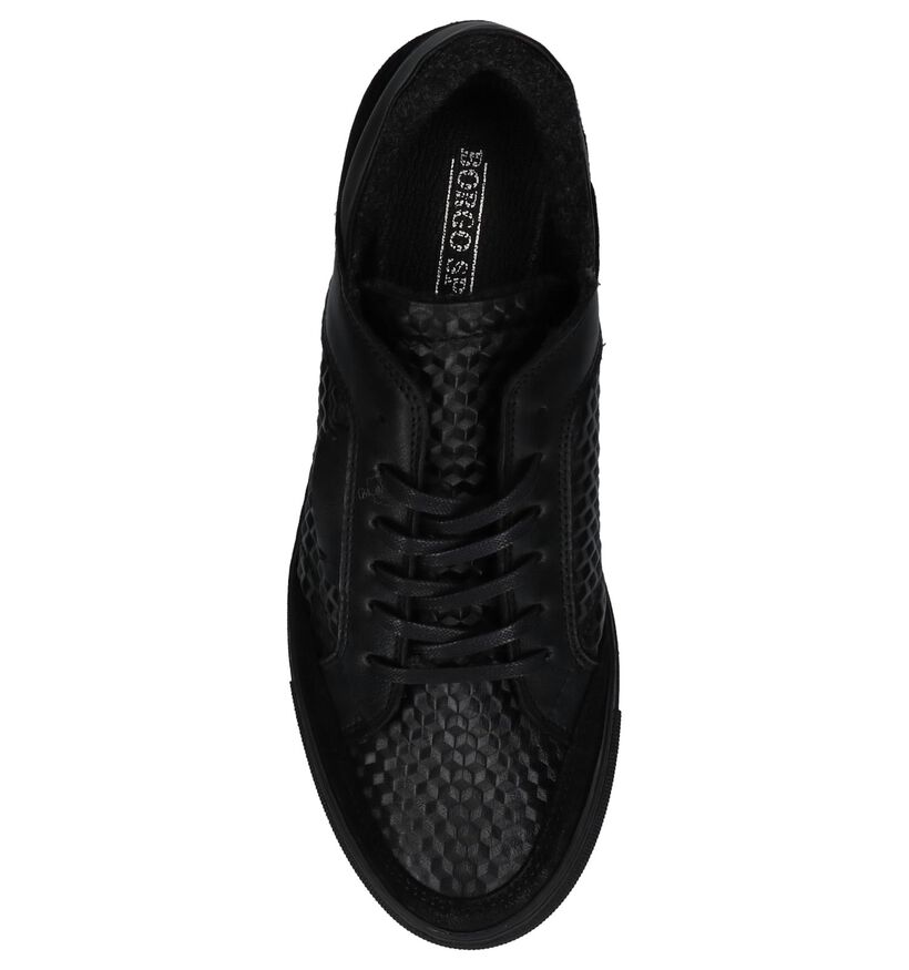 Borgo Sport Baskets basses en Noir en cuir (223690)