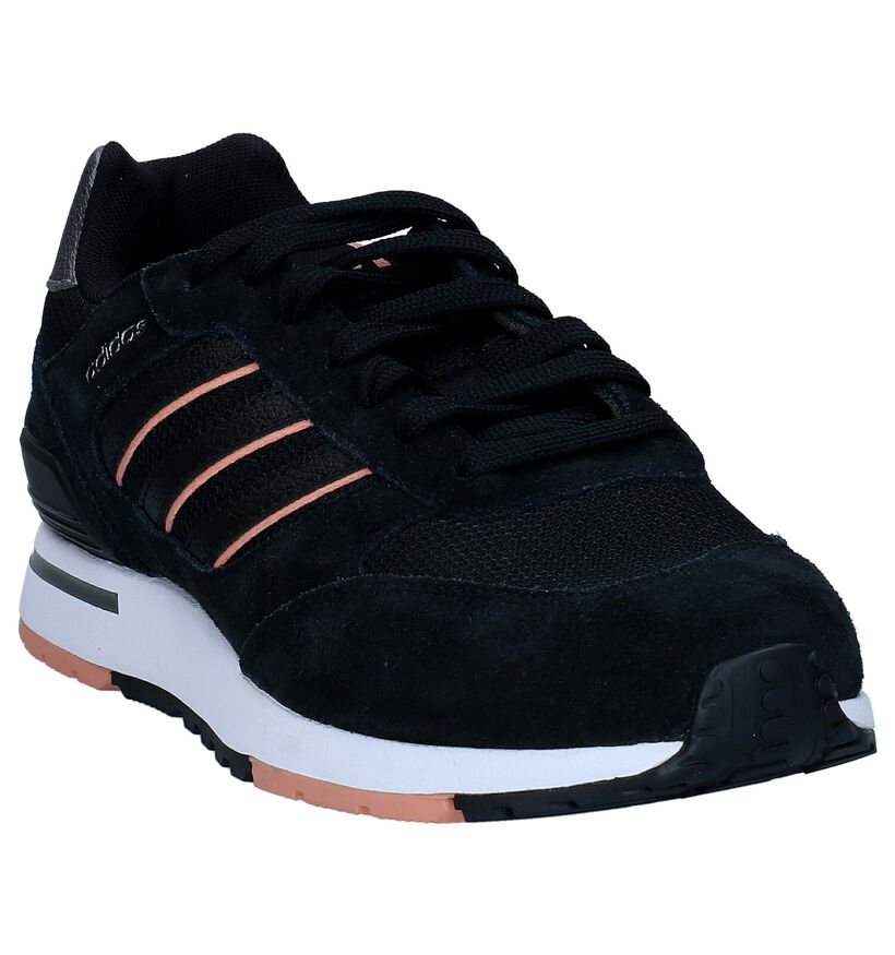 adidas Run 80s Zwarte Sneakers voor dames (293422) - geschikt voor steunzolen