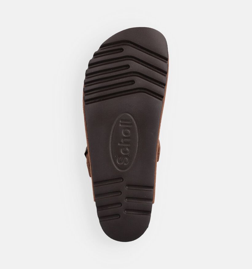 Scholl Nu-pieds en Marron pour hommes (381863)