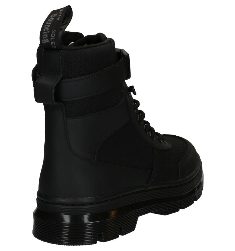 Dr. Martens Combs Tech Zwarte Boots in stof (265576)