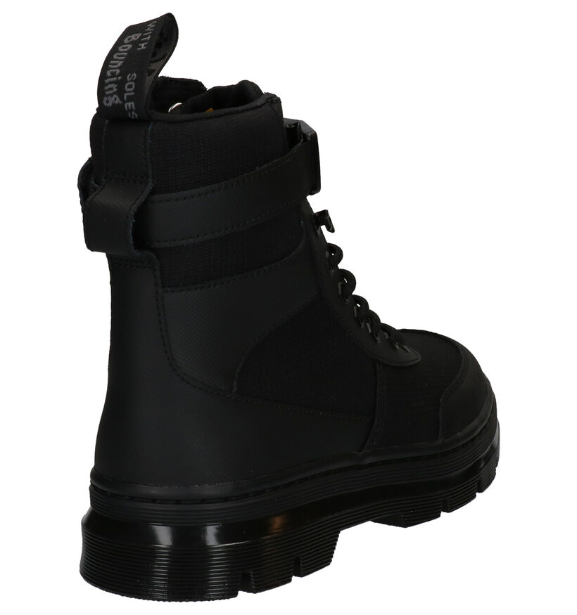 Dr. Martens Combs Tech Bottines en Noir en textile (265576)