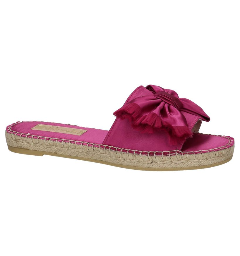 Vidorreta Nu-pieds en Rose fuchsia en textile (220246)