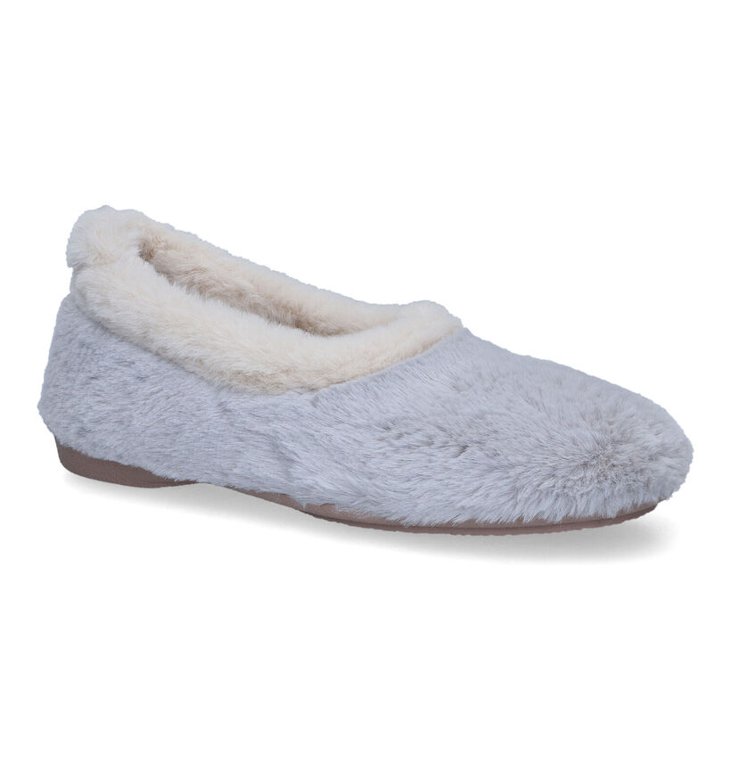 Hush Puppies Garibou Pantoufles en Gris en textile (313721)