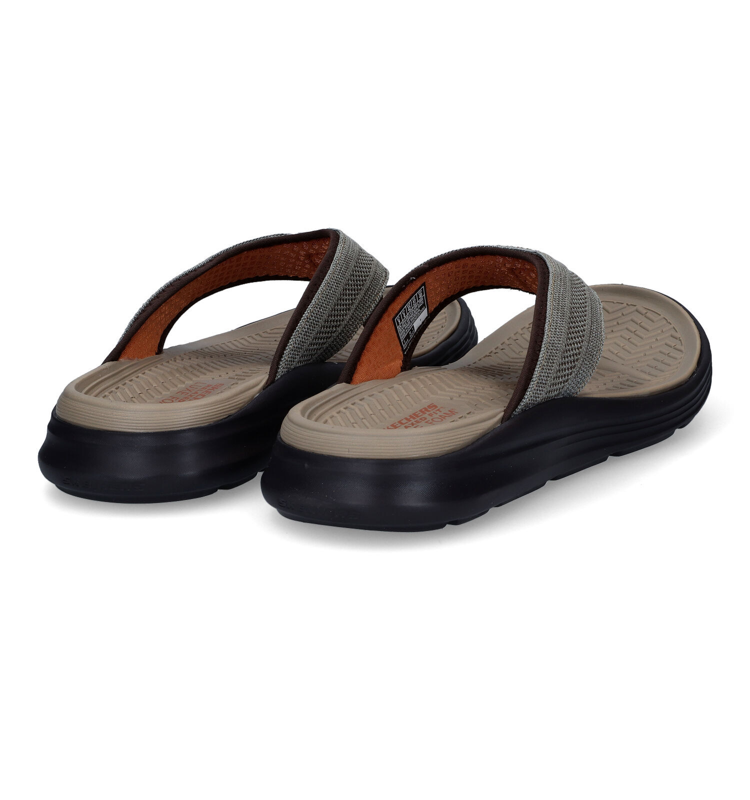 Teenslippers stof top