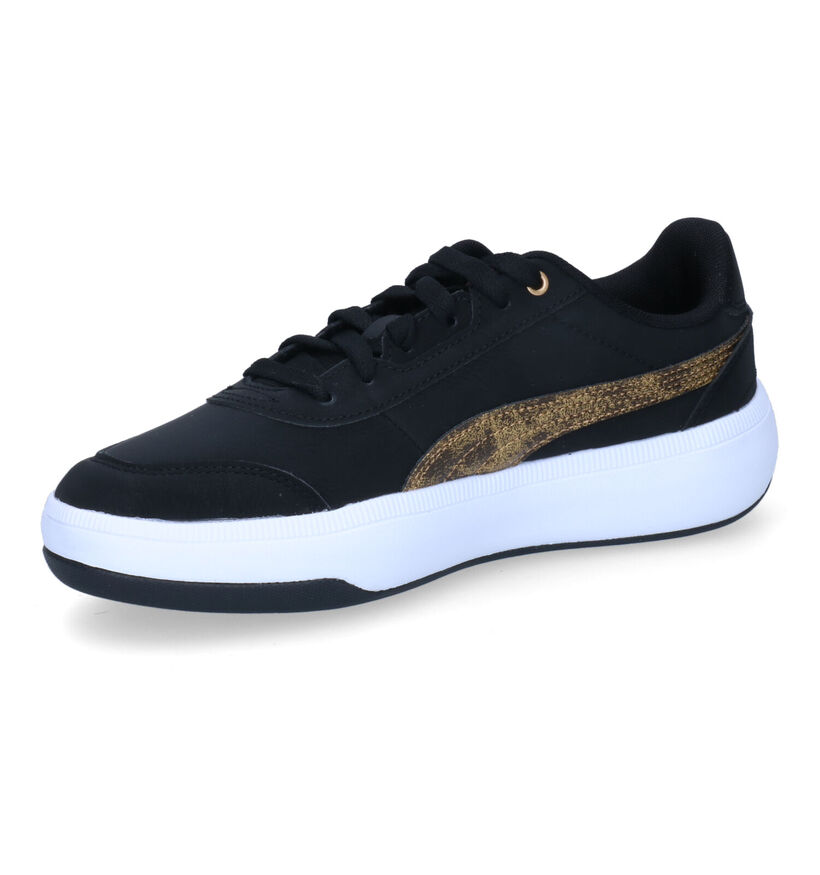 Puma Tori Raw Metallics Zwarte Sneakers in kunststof (301383)