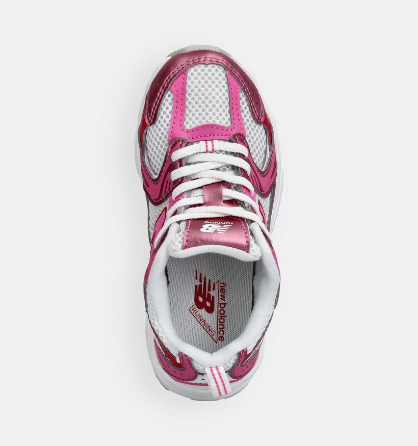 New Balance 530 Baskets basses en Rose pour filles (366203) - pour semelles orthop&eacute;diques