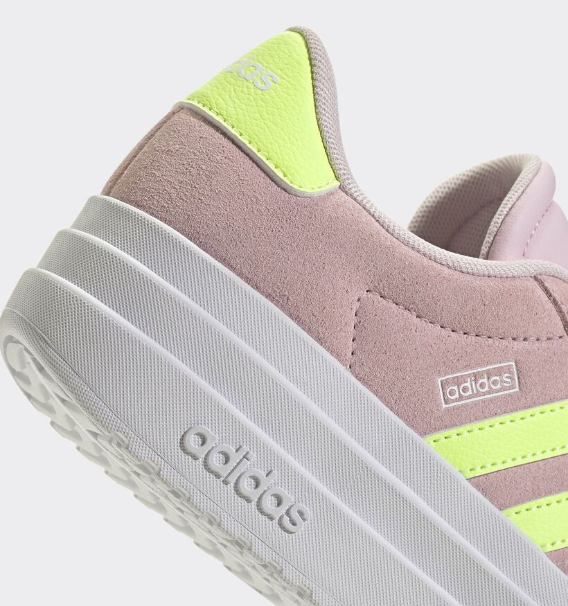 adidas Court Bold Baskets en Rose pour filles (350152)