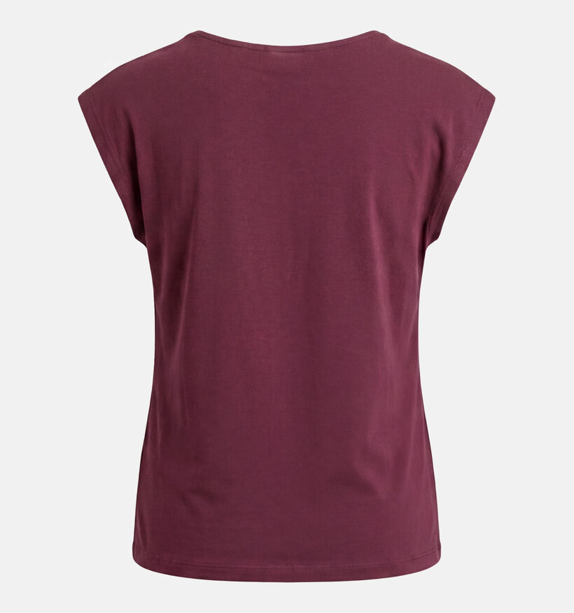 Vila Modala Lace Bordeaux T-shirt voor dames (378501)
