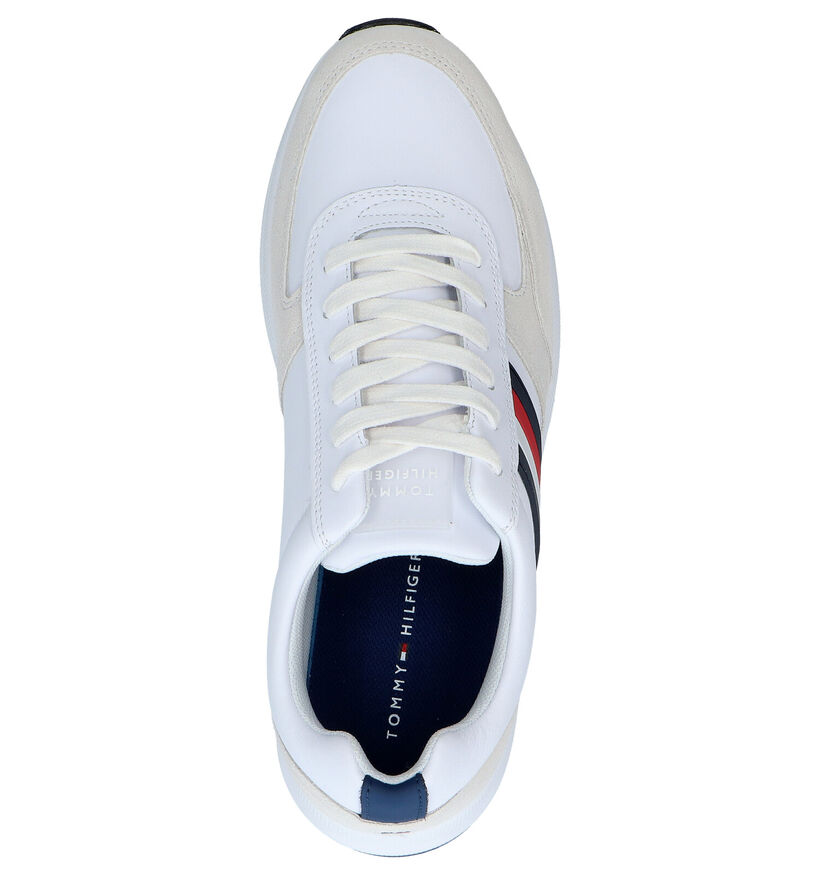 Tommy Hilfiger Witte Sneakers in daim (268354)