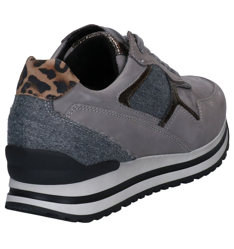 Gabor OptiFit Chaussures à lacets en Gris en nubuck (297429)