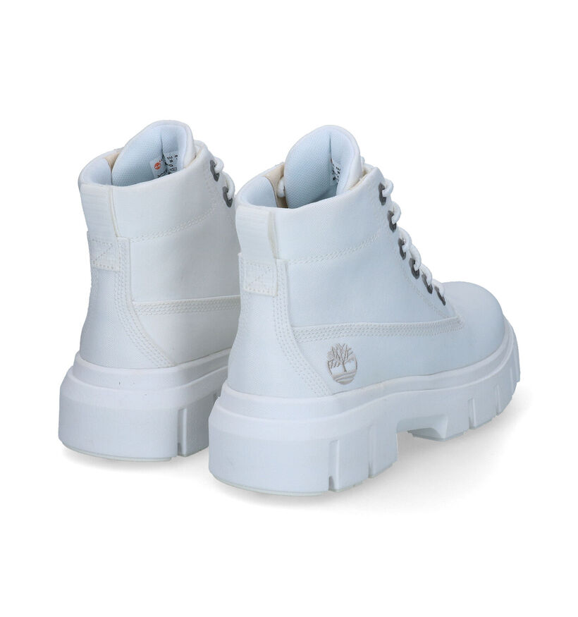 Timberland Greyfield Fabric Bottines en Blanc en textile (303673)