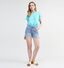 comma casual identity Blauwe Jeans Short voor dames (327256)