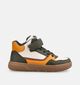 Geox Theleven Boy Baskets montantes en Vert kaki pour gar&ccedil;ons (376277) - pour semelles orthop&eacute;diques