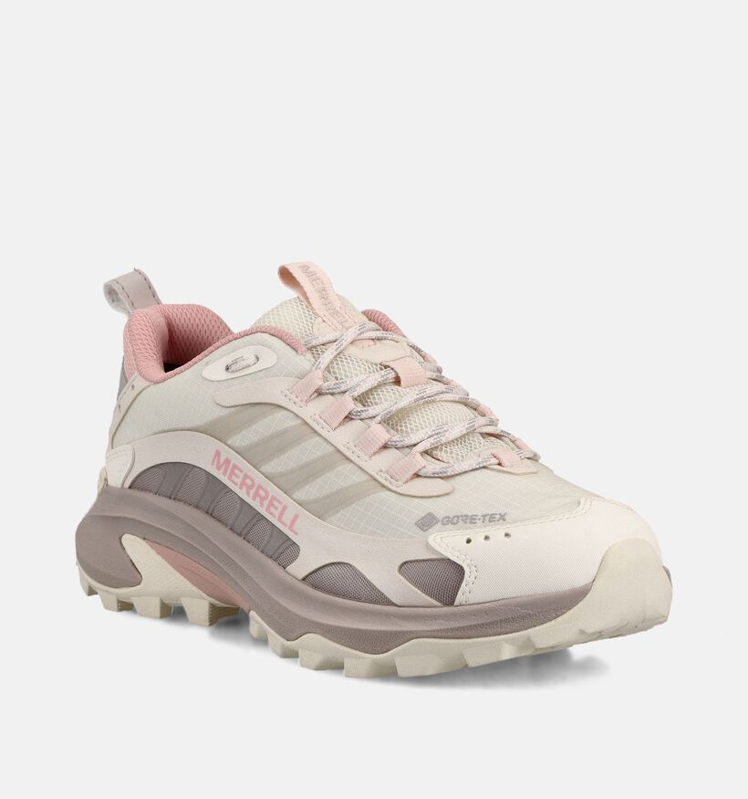 Merrell Moab Speed 2 GTX Chaussures outdoor en Beige pour femmes (368886) - pour semelles orthop&eacute;diques