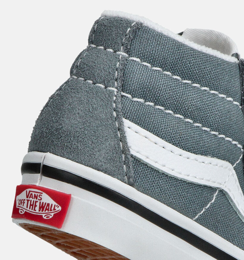 Vans SK8 Mid Reissue Baskets en Bleu/Vert pour garçons, filles (361024)