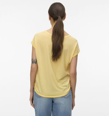 Vero Moda T-shirts Geel/Blauw