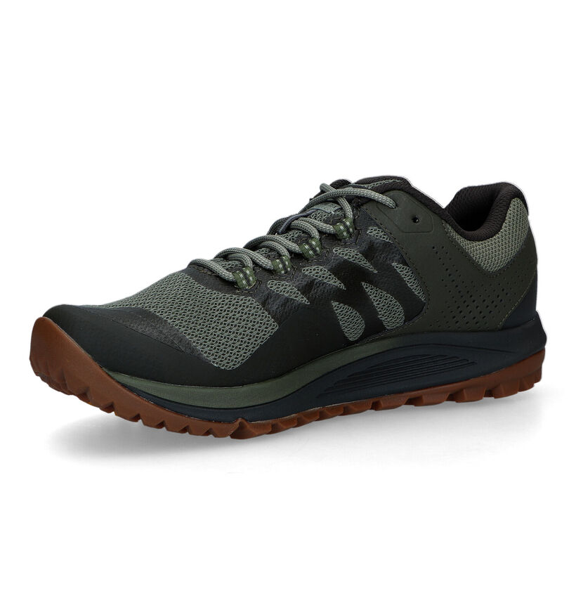 Merrell Nova 2 Mid GTX Chaussures de randonnée en Vert pour hommes (310195) - pour semelles orthopédiques