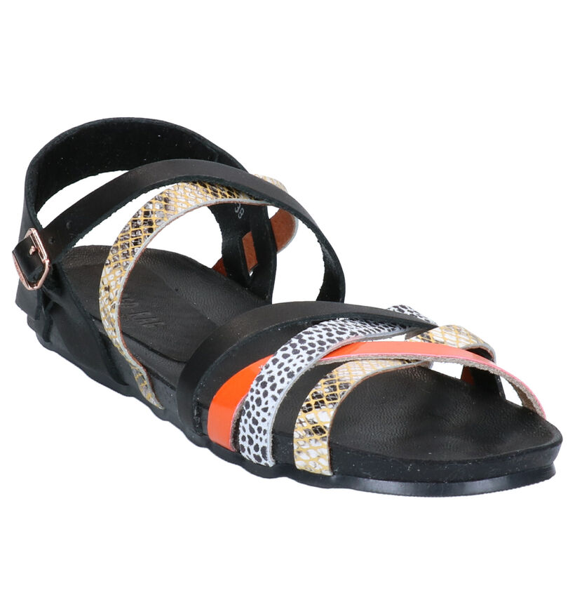 Red Rag Zwarte Sandalen in leer (275495)