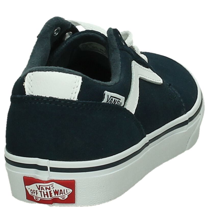 Vans Chapman Stripe Donkerblauw Skateschoen in daim (200594)