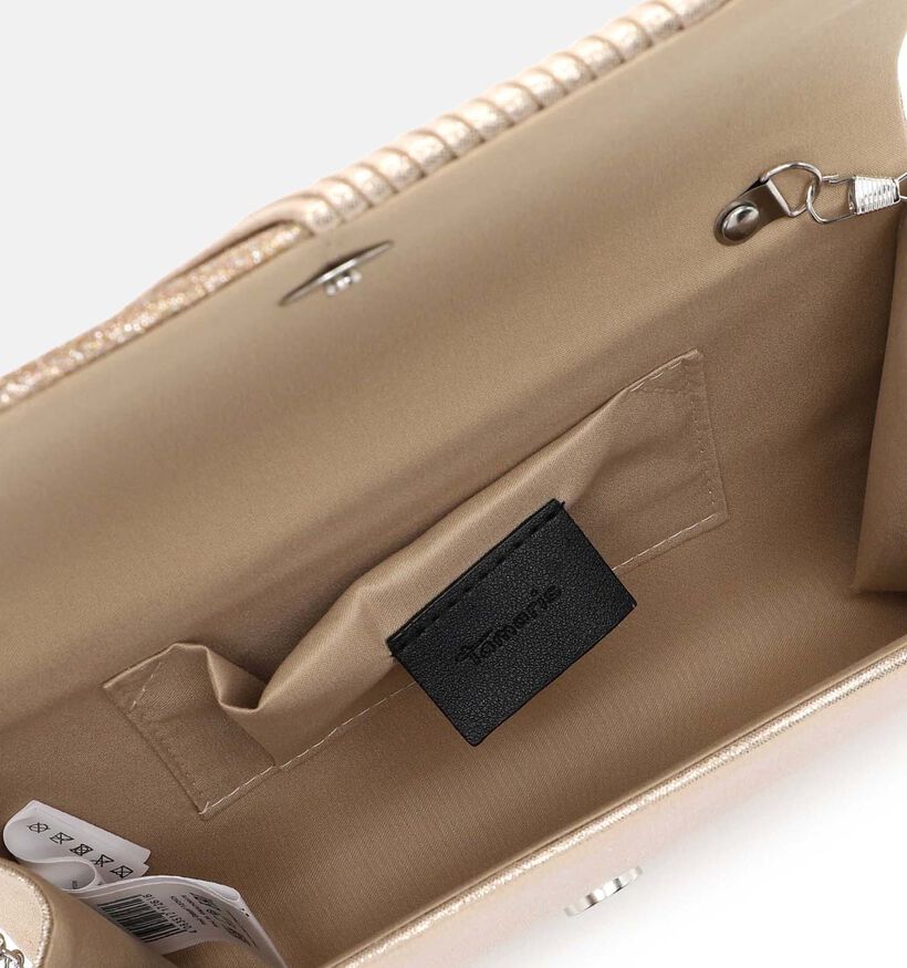 Tamaris Amalia Plissee Gouden Clutch met Riem voor dames (371299)