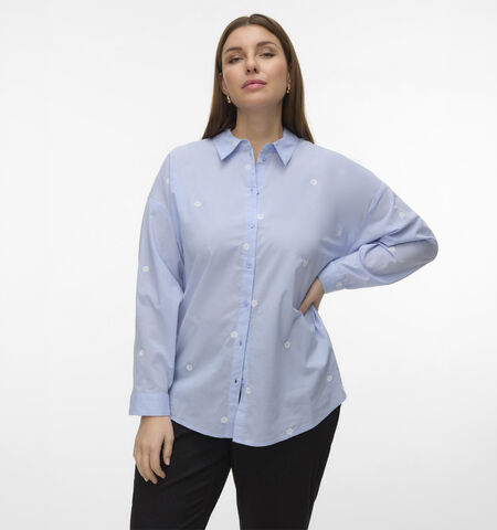 Vero Moda Curve Blouses Blauw
