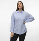Vero Moda Curve Odona Blauwe Blouse voor dames (369337)